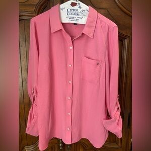Tommy Hilfiger Pink Button-Up Shirt